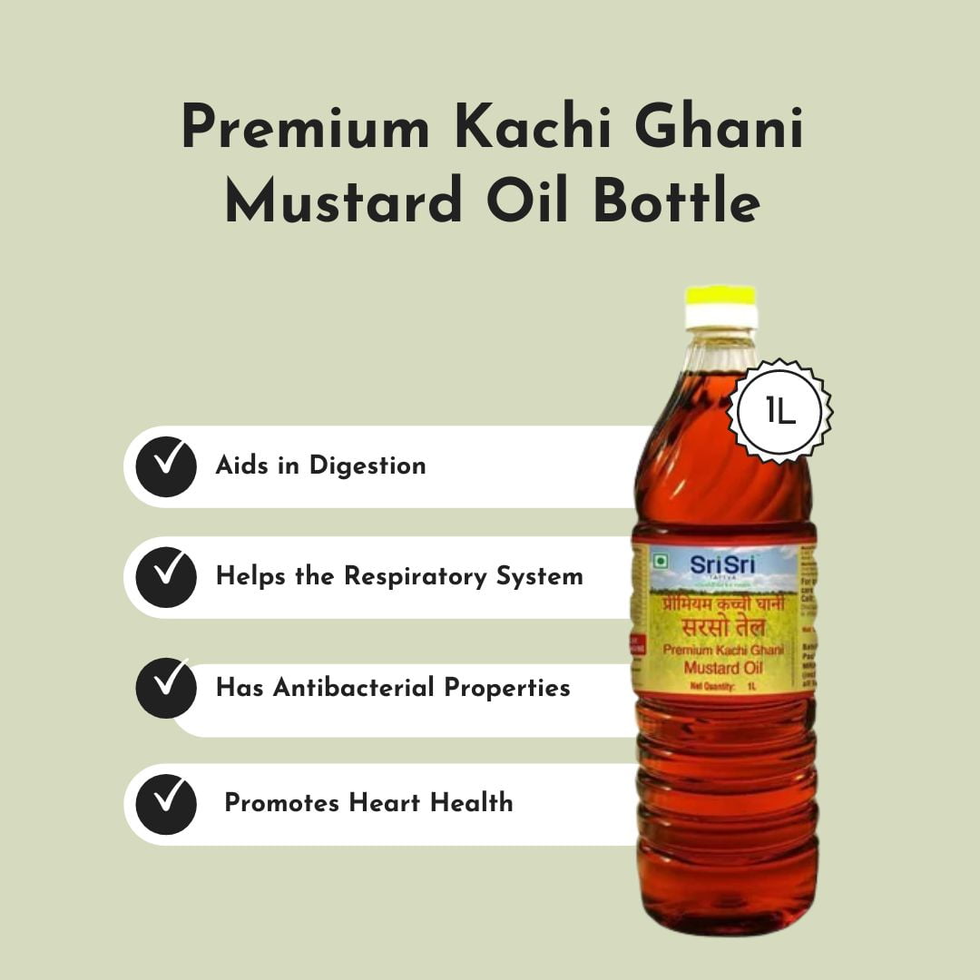 Buy Patanjali Kachi Ghani Mustard Oil 1 Litre Bottle online at Lowest Price  in India