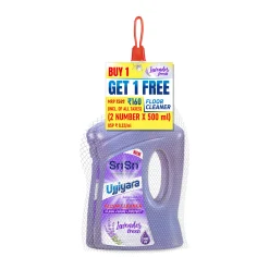 Ujjiyara Floor Cleaner Lavender Fresh - Long Lasting Freshness, 500ml (Buy 1 Get 1)