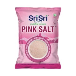 Sri Sri Tattva Pink Salt with Iodine | With Natural Minerals | For Daily Cooking | 1 kg